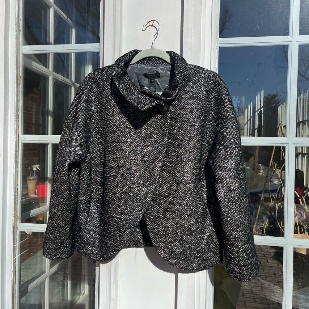 J Crew Collection Metallic Mohair Tweed Jacket NWT - Picture 9 of 13